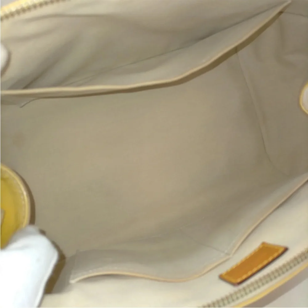 Louis Vuitton Sherwood GM Vernis Yellow Patent Leather Shoulder Bag Authentic